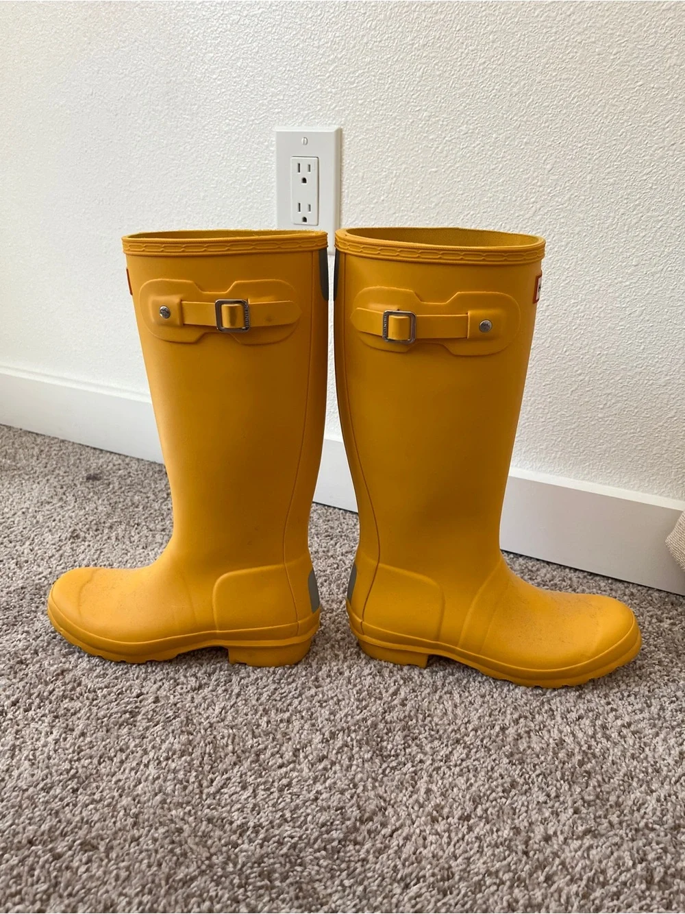 Hunter Tall Rain Boots in Yellow